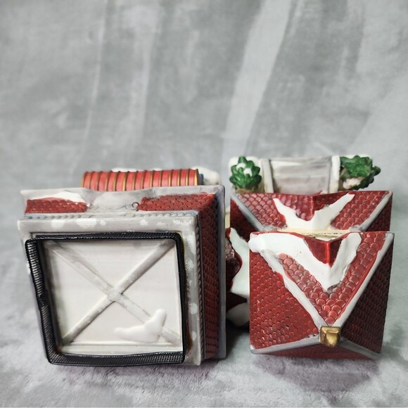 Holiday Traditions Lighted Porcelain Train Station # 997368-MMI - Picture 7 of 8